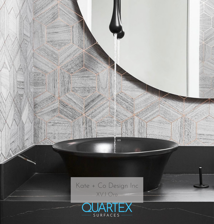 XV.I Oro - Quartex Surfaces Inc. Quartz , Marble , Granite , porcelain 